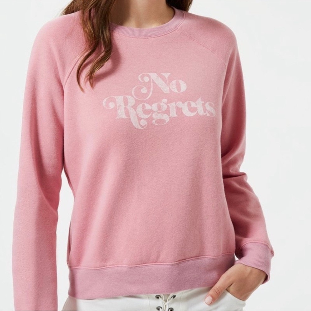 NWT Rebecca Minkoff No Regrets Pink Sweatshirt Size XXL